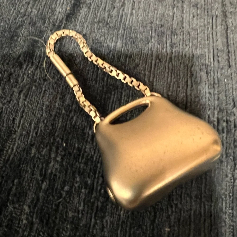 CHANEL Purse Shape Keychain Or Can Be Used As Bag Charm